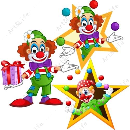 Hot New Metal Cutting Dies Funny Jester Clown Jokers Balloon Stencils for Making Scrapbooking Album Paper Card Embossing Cut Die