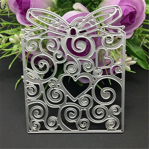 Pretty bow Box Metal Cutting Dies Stencil Scrapbooking Photo Album Card Paper Embossing Craft DIY