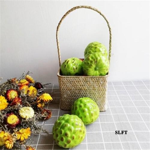 Kitchen home hotel bar cafe supermarket Shop Store decoration faux fake fruit artificial Simulation sugar Custard apple model