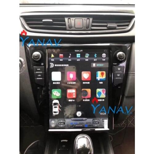 Multimedia radio player For-Nissan X-TRAIL 2013 2014 2015 2016 2017 IPS vertical touch screen 12.1" car auto GPS navigation