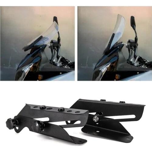 Windshield Adjusters Support Holder Windscreen Strengthen Bracket Kits For Suzuki Vstrom DL1000 V-strom DL650 DL 650 1000
