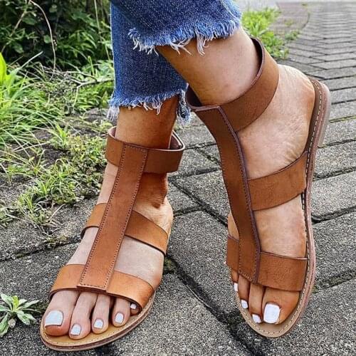 Women Shoes Casual Sandals Female Non-slip Sandal For Women Gladiator Platform Shoes Ladies Flats Outdoor Woman Retro Shoes2021