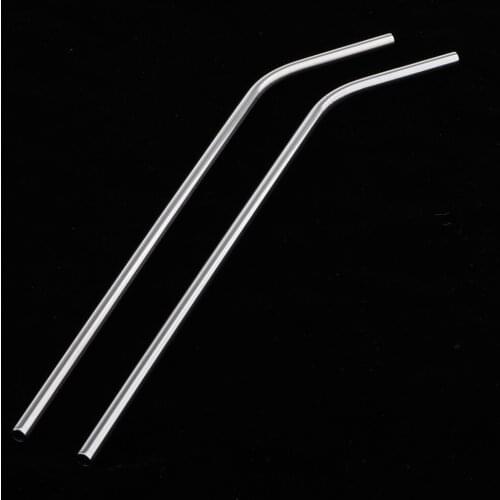 12 Pieces Silicone Drinking Straws Stainless Steel Cocktail Straws Reusable