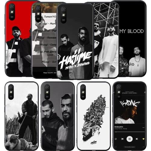 Miyagi & Andy Panda Silicone Cover For Xiaomi Redmi 9 9T 9C 8 7 6 Pro 9AT 9A 8A 7A 6A S2 5 5A 4X Plus Phone Case