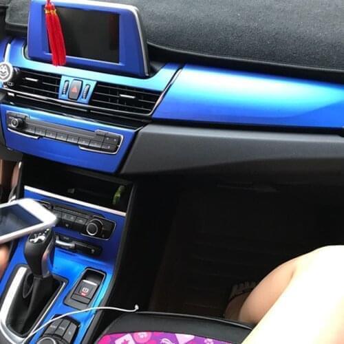 Car-Styling Carbon Fiber Car Interior Center Console Color Change Molding Sticker Decals For BMW 2 Series F22 F23 F45 F46/4 Door