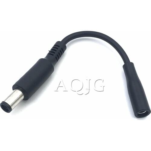 1pc DC Power Charge Converter Adapter Cable Cord 7.4*5.0 to 4.5*3.0 mm Female For Dell Laptop