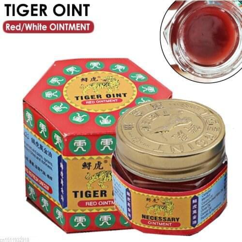 100% Original Red Tiger Balm Ointment Chiense Painkiller Lion Balm Muscle Pain Relief Ointment Soothe itch 19.5g