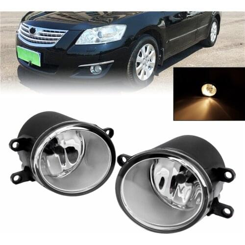 2Pcs for Toyota Camry Corolla RAV4 MATRIX VENZA Car Daytime Running Light Driving Lamp Fog Light with Bulb Exterior Accessories