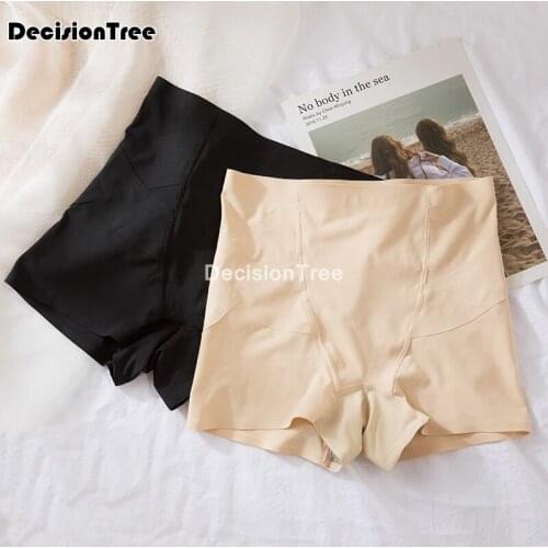 2021 tummy control cotton boxer panties body shaping lingerie comfort slimming panties solid breathable safety short pants