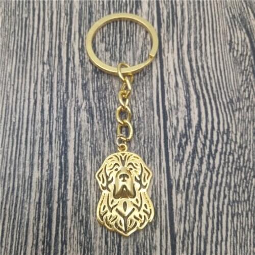 Newfoundland Key Chains Fashion Pet Dog Jewellery Newfoundland Car Keychain Bag Keyring For Women Men