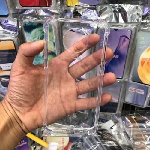 For Nokia G10 G20 6.3 Phone Case Luxury Shockproof Airbags Transparent Clear Soft Bumper Cover