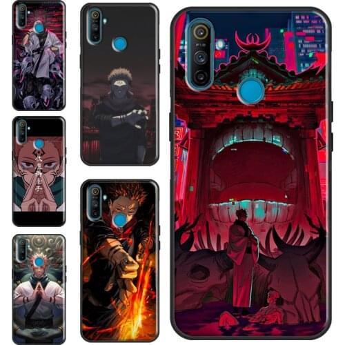 Ryomen Sukuna Jujutsu Kaisen Case For OPPO Realme GT Neo Q3 6 7 8 Pro C3 C11 C15 C21 OnePlus 9 Pro 8 Pro 9R 7T 8T Cover