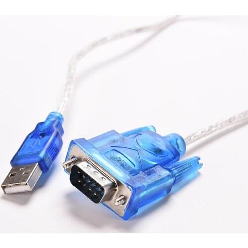 For PC PDA GPS New 80cm New USB 2.0 to RS232 COM Port Serial PDA 9 pin DB9 Cable Male to Male M/M Adapter