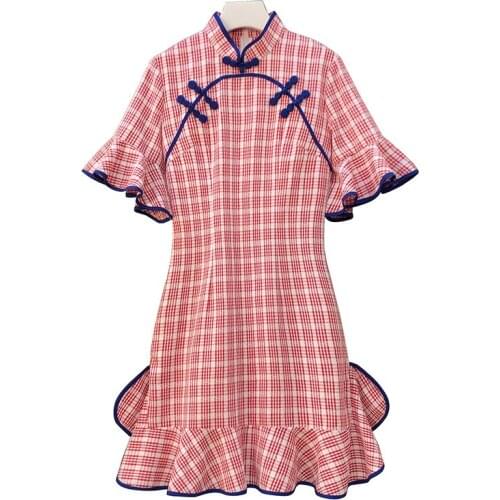 LDKVGSU Summer Dresses In A Cage