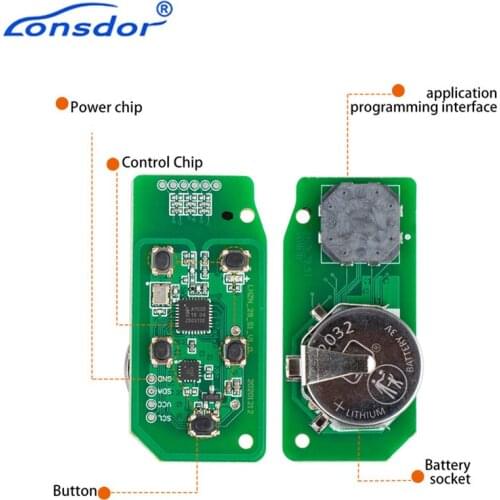 Lonsdor 2015-2018 For Land Rover & For Jaguar Smart Key 315MHZ/433MHZ