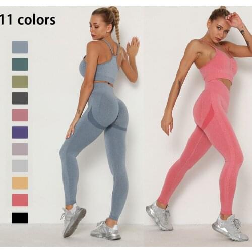 Yoga Clothing Set Sports Suit Women Sportswear Sports Outfit Fitness Set Athletic Wear Gym Seamless Workout Clothes For Women