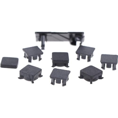 Black Color Screw Feet Cover Set For PS3 Slim 2000 3000 Console Rubber Feet Rubber Boot Cover