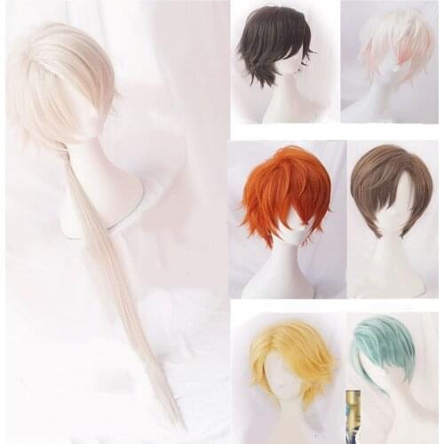 Mystic Messenger Cosplay Harajuku Curly Hair Wig 707 Yoosung Zen V Japanese Hair Costume Luciel Choi Zen Jumin Han Unisex Wig