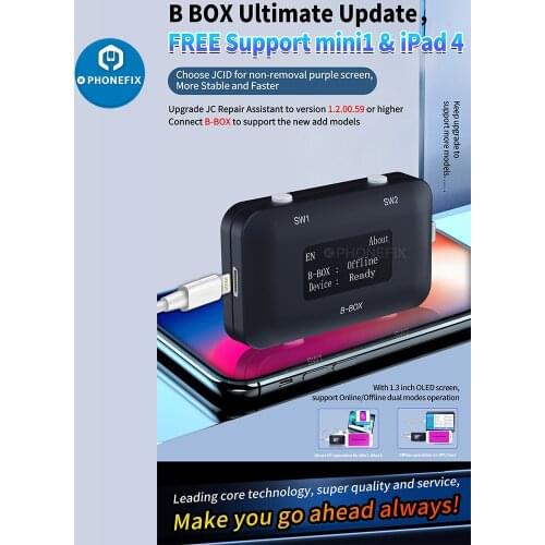 JC B-BOX C3 DFU Box NAND Programmer NAND Flash Serial Data Read Write Repair Tool for iPhone 6 7P 8 8P X for iPad No Disassembly