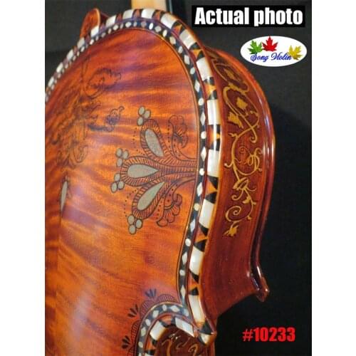 Deluxe fancy Norwegian fiddle 15 1/2" viola (4*4) of concert #10233