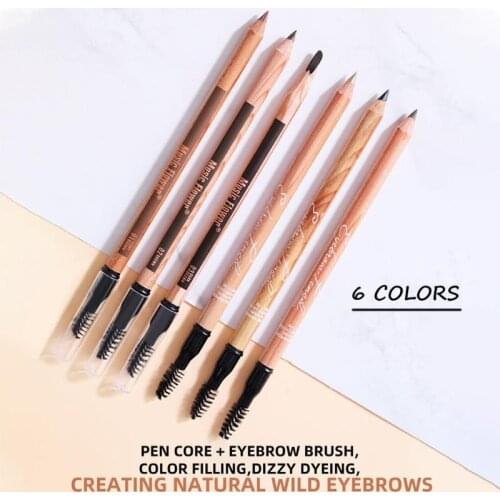 Long Lasting Eyebrow Pencil Hot Selling Durable Delicate Transformable Natural Dense Eye Brow Tint Makeup Pen Cosmetics
