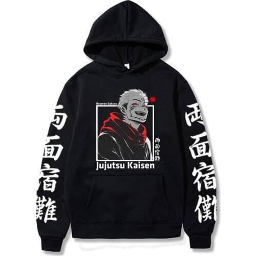 Jujutsu Kaisen Ryomen Sukuna Manga Men Women Hoodie Pullover Sweatshirt Itadori Yuji Korean Tops