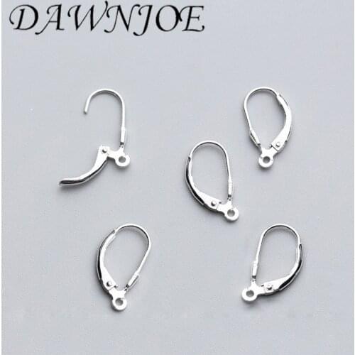 17.5*9mm S925 Sterling silver Earrings Hooks Clasps Earrings Clips DIY Drop Earrings Accessories Jewelry Supplie Finding