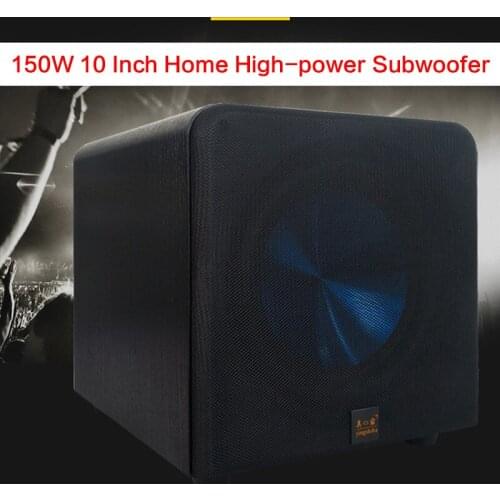 10 Inch 150W High-power Subwoofer Speaker Home Theater Passive DIY HiFi Audiophile Speaker Subwoofer High Fidelity 25-150Hz