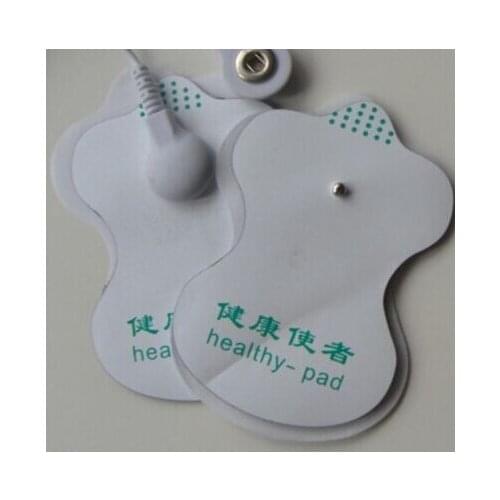 2 pcs Hot Portable White Electrode Pads Digital For Tens Acupuncture Digital Therapy Machine Massager Pad Medium Frequency