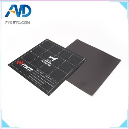 220x220mm New Fles Magnetik Heatbed Build Surface Plate Sheet 2 in 1 with 3M Adhesive Backing For Wanhao i3 Anet A8 A6 Ender 5