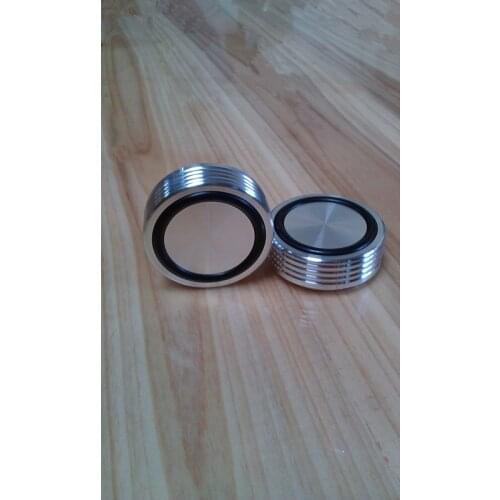 4pcs/lot 44*17mm Full aluminum alloy machine feet amplifier speaker Shockproof absorption mat tripod shock foot nails