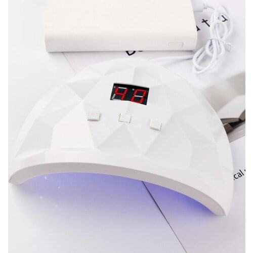 88W UV LED Nail Lamp Professional Nail Dryer For Gel And Regular Polish Led Lamp For Gel Nails 3 Timers White