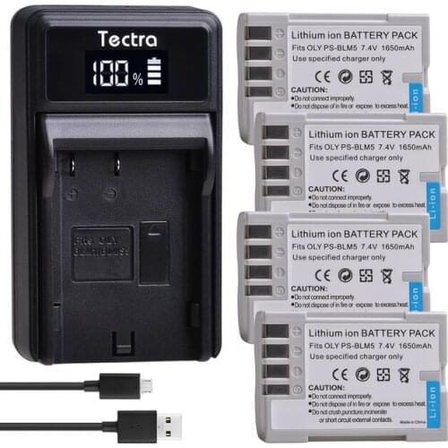 1pc PS-BLM5 BLM-5 PSBLM5 Battery+LED Charger for Olympus C-8080 C-7070 C-5060 E1 E500 E330 E3 E520 E510 E300 Camera