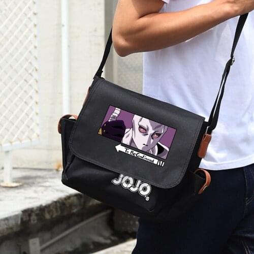 Anime JoJo Bizarre Adventure Golden Wind Killer Queen Bag Handbag School Rucksack Crossbody Student Shoulder Bags Cosplay Prop