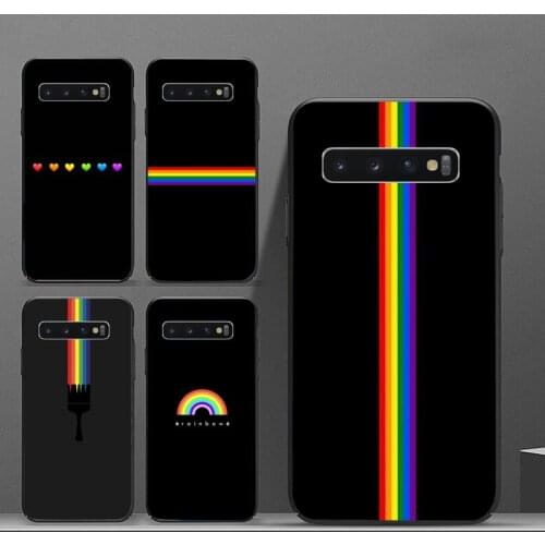 Gay Lesbian LGBT Rainbow Pride Phone Case For Samsung galaxy S 8 9 10 20 21 30 A 30 50 51 70 note 10 plus Ultra 5g