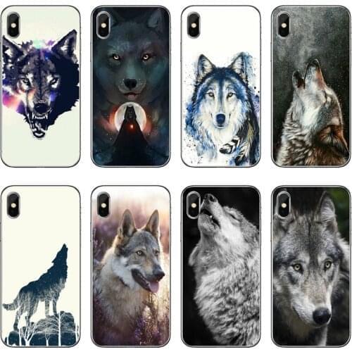 Animal Wolf Dog Accessories Phone Case For Huawei P40 P30 P20 Pro P10 P9 Lite Y5 Y6 Y7 Y9 P Smart Plus 2018 2019