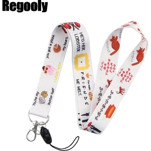 Friends Tv Show Classical Style Lanyard For keys The 90s Phone Working Badge Holder Neck Straps With Phone Hang Ropes webbings