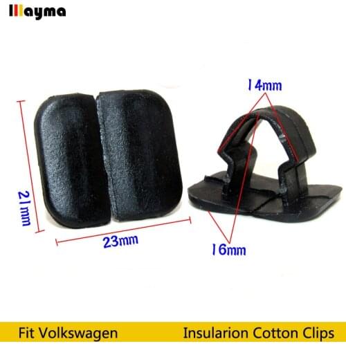 Engine Hood Insulation Pad Retainer Clips For Audi A4 A6 For VW Golf Jetta Passat CC Beetle Touareg 20pcs/set