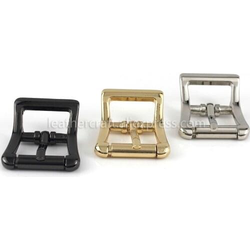 1 x Metal Middle Bar Roller Buckles End Bar Heel Bar Buckle Single Pin Half Buckle Bag Leather Craft Strap Garment Webbing