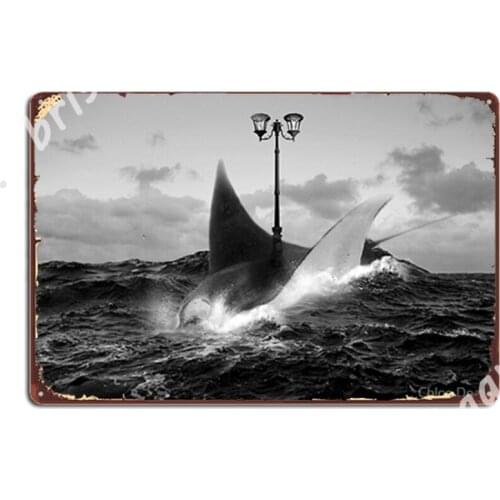 Mantaray Metal Signs Club Home Vintage Club Bar Poster Tin sign Posters