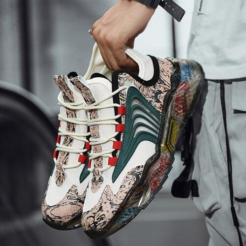 Male Sneakers Shoes Luxury Men Shoes Fashion Casual Tennis Hollow Popcorn Fitness Shoes 2021 Summer Trainers Zapatos De Hombre