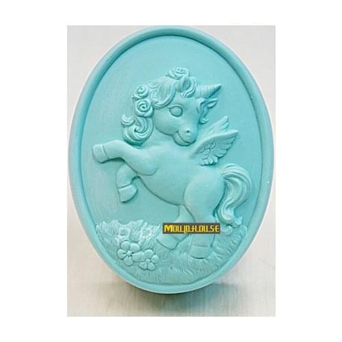 Horse Handmade Soap Silicone Mold Animal Chocolate Moulds Resin Candle Molds Polymer Clay Craft For Cake Form Cooking Tools