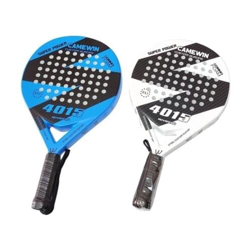 Professional Full Carbon Padel Racket Beach Tennis Paddle Racket EVA Face Tennis Raqueta With Bag For Adult