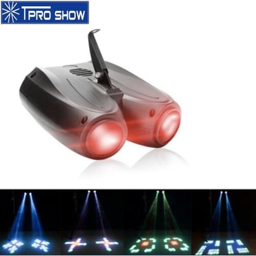 Moonflower Party Light RGBW LED Dot Pattern Dmx Stage Lighting Effect Airship Mini Projector Novelty Gobo Professional DJ Disco