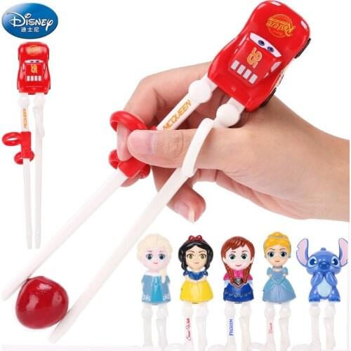 Disney Chopsticks Cartoon Children Chopsticks Classic Princess Series Children 3D Learning And Training For Eating Chopsticks