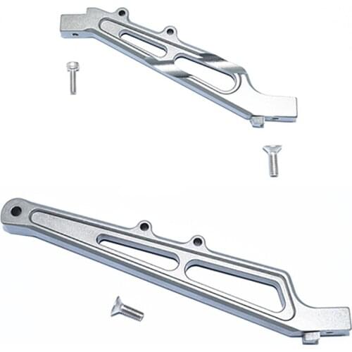 Aluminum Alloy Front & Rear Chassis Brace Support Frame Bracket Set for 1/7 LIMITLESS ALL-ROAD ARRMA