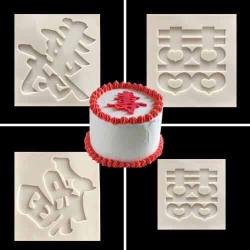 Fondant Silicone Mold Birthday Cake Decoration DIY Baking Chocolate Mold