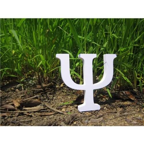 12cm wedding nautical decoration white letter Greek letters Home decoration Birthday wedding decoration Artificial wood letter