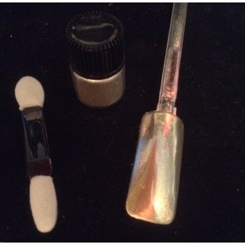 TCWB180 Light Silver Color Magic Mirror Chrome Effect Pigment Powder or nail Art nail gel nail polish or other DIY decoration