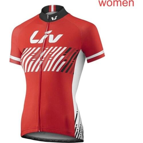 Women cycling jersey 2020 New Bicycle clothing short sleeve Racing tops Summer breathable mountain bike shirt sports uniform Y20